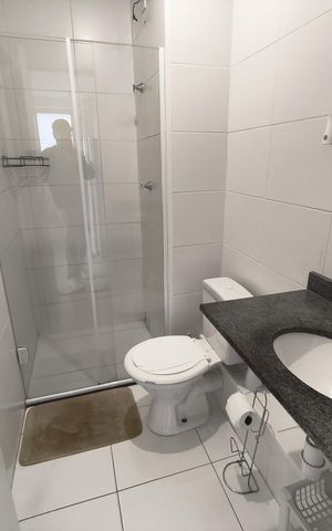 Apartamento para alugar com 34m², 2 quartos e 1 vaga Apartamento para alugar com 34m², 2 quartos e 1 vagaBanheiro