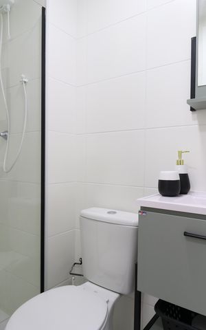 Apartamento para alugar com 35m², 2 quartos e sem vagaBanheiro