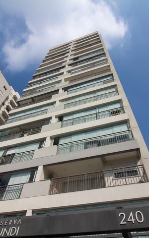 Apartamento à venda com 38m², 1 quarto e 1 vaga Apartamento à venda com 38m², 1 quarto e 1 vagaFachada