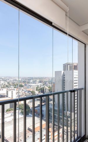 Studio à venda com 23m², 1 quarto e sem vaga Studio à venda com 23m², 1 quarto e sem vagaVaranda
