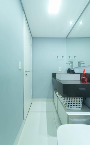 Apartamento à venda com 85m², 3 quartos e 2 vagasBanheiro da Suíte