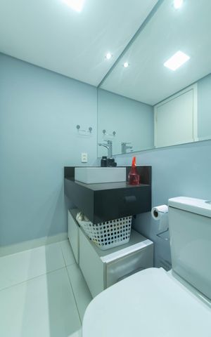 Apartamento à venda com 85m², 3 quartos e 2 vagasBanheiro da Suíte