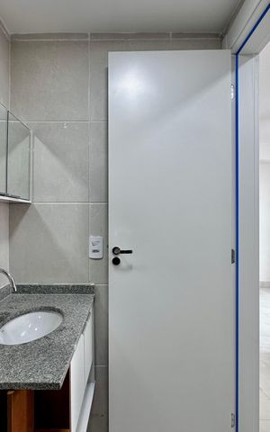Apartamento à venda com 36m², 2 quartos e sem vaga Apartamento à venda com 36m², 2 quartos e sem vagaBanheiro