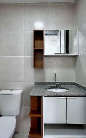 Apartamento à venda com 36m², 2 quartos e sem vaga Apartamento à venda com 36m², 2 quartos e sem vagaBanheiro