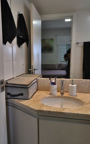 Apartamento para alugar com 70m², 2 quartos e 2 vagasBanheiro da Suíte