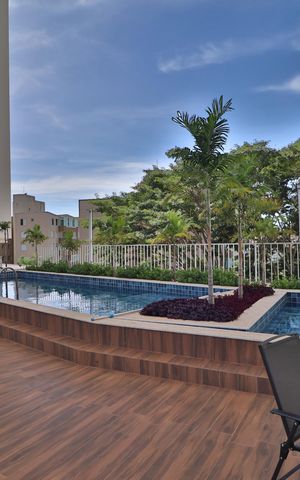 Apartamento para alugar com 70m², 2 quartos e 2 vagasÁrea comum - Piscina
