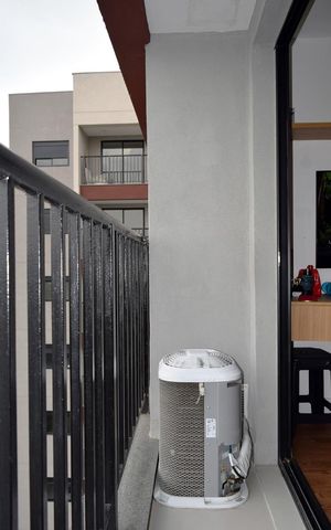 Studio à venda com 25m², 1 quarto e sem vagaVaranda