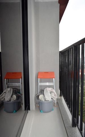 Studio à venda com 25m², 1 quarto e sem vagaVaranda