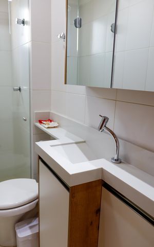 Apartamento para alugar com 50m², 2 quartos e 1 vaga Apartamento para alugar com 50m², 2 quartos e 1 vagaBanheiro