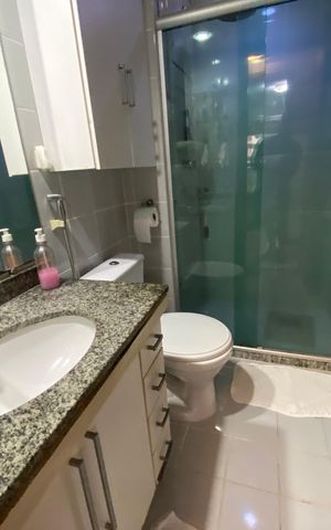 Apartamento para alugar com 80m², 2 quartos e 2 vagas Apartamento para alugar com 80m², 2 quartos e 2 vagasBanheiro Social