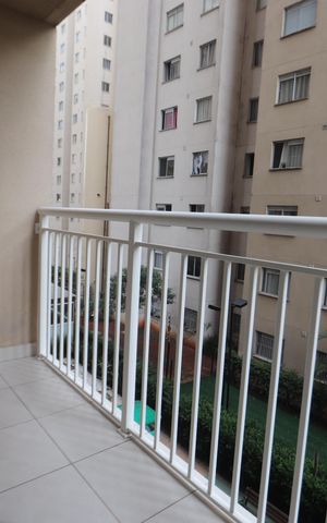 Apartamento para alugar com 38m², 1 quarto e sem vagaSacada