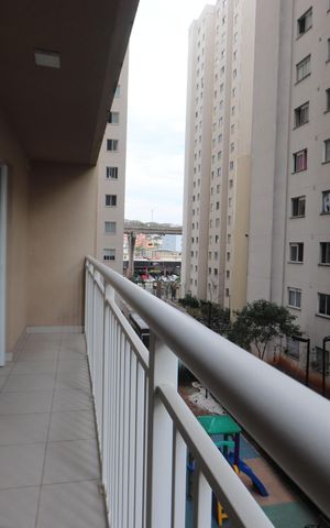 Apartamento para alugar com 38m², 1 quarto e sem vagaSacada