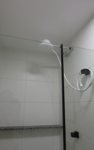 Apartamento para alugar com 38m², 1 quarto e sem vagaBanheiro da Suíte