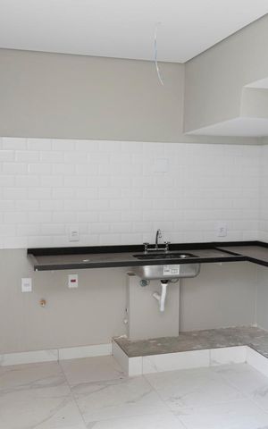 Casa de condomínio à venda com 80m², 2 quartos e 2 vagasCOZINHA