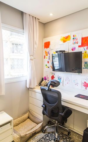 Apartamento à venda com 107m², 3 quartos e 2 vagasQuarto 2