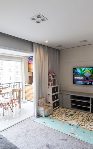 Apartamento à venda com 107m², 3 quartos e 2 vagasSala 