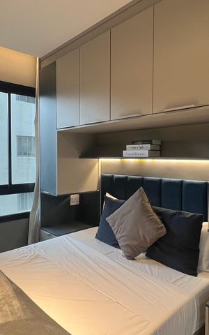 Studio à venda com 27m², 1 quarto e sem vaga Studio à venda com 27m², 1 quarto e sem vagaSalan