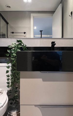 Studio à venda com 27m², 1 quarto e sem vaga Studio à venda com 27m², 1 quarto e sem vagaBanheiro