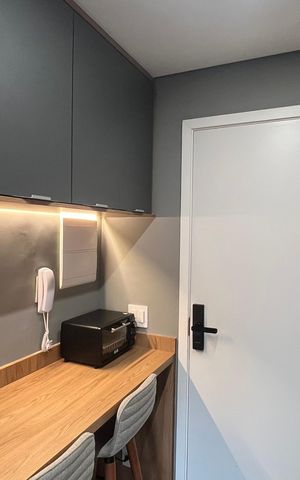 Studio à venda com 27m², 1 quarto e sem vaga Studio à venda com 27m², 1 quarto e sem vagaCozinha