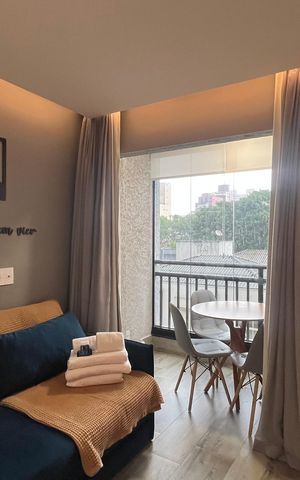 Studio à venda com 27m², 1 quarto e sem vaga Studio à venda com 27m², 1 quarto e sem vagaSala