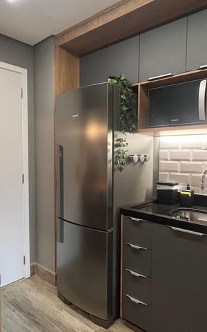 Studio à venda com 27m², 1 quarto e sem vaga Studio à venda com 27m², 1 quarto e sem vagaCozinha