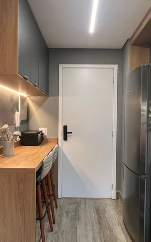 Studio à venda com 27m², 1 quarto e sem vaga Studio à venda com 27m², 1 quarto e sem vagaCozinha