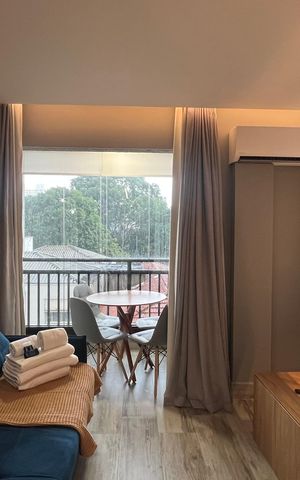Studio à venda com 27m², 1 quarto e sem vaga Studio à venda com 27m², 1 quarto e sem vagaSala