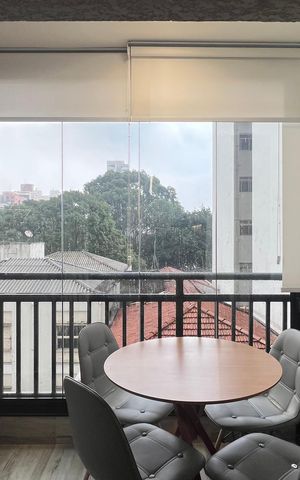 Studio à venda com 27m², 1 quarto e sem vaga Studio à venda com 27m², 1 quarto e sem vagaSacada