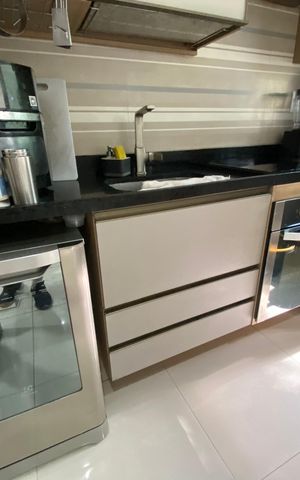 Apartamento à venda com 64m², 3 quartos e 3 vagas Apartamento à venda com 64m², 3 quartos e 3 vagasSala - Cozinha