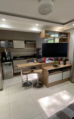 Apartamento à venda com 64m², 3 quartos e 3 vagas Apartamento à venda com 64m², 3 quartos e 3 vagasSala - Cozinha