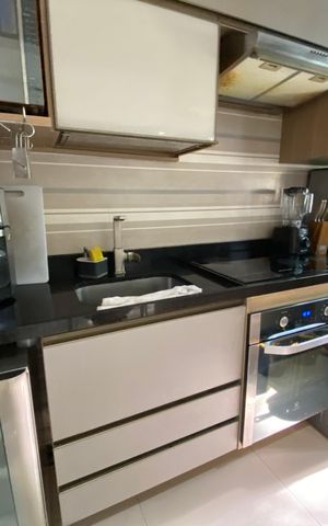 Apartamento à venda com 64m², 3 quartos e 3 vagas Apartamento à venda com 64m², 3 quartos e 3 vagasSala - Cozinha