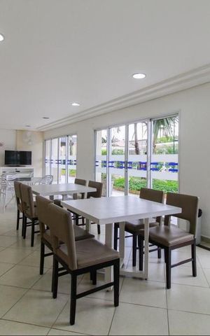 Apartamento à venda com 35m², 1 quarto e 1 vaga Apartamento à venda com 35m², 1 quarto e 1 vagaÁrea comum - Salão de festas