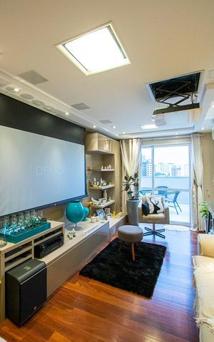 Apartamento à venda com 201m², 4 quartos e 4 vagas Apartamento à venda com 201m², 4 quartos e 4 vagasDetalhes da sala