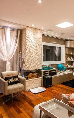Apartamento à venda com 201m², 4 quartos e 4 vagas Apartamento à venda com 201m², 4 quartos e 4 vagasSala