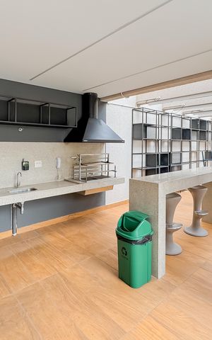 Apartamento à venda com 25m², 1 quarto e sem vaga Apartamento à venda com 25m², 1 quarto e sem vagaChurrasqueira
