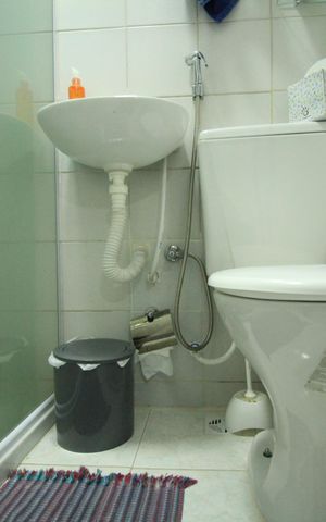 Studio para alugar com 20m², 1 quarto e sem vaga Studio para alugar com 20m², 1 quarto e sem vagaBanheiro