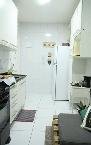 Studio para alugar com 20m², 1 quarto e sem vaga Studio para alugar com 20m², 1 quarto e sem vagaCozinha e Área de Serviço