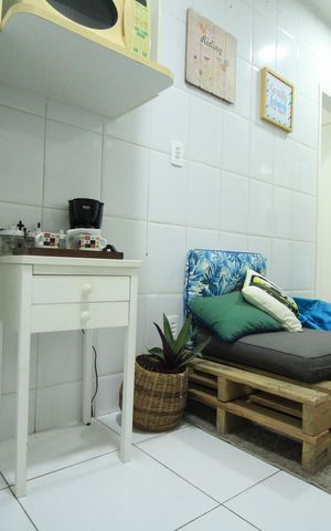 Studio para alugar com 20m², 1 quarto e sem vaga Studio para alugar com 20m², 1 quarto e sem vagaCozinha e Área de Serviço