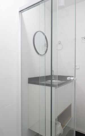 Apartamento para alugar com 25m², 1 quarto e sem vagaBanheiro