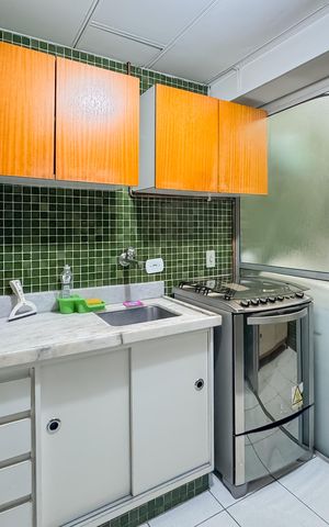 Studio para alugar com 40m², 1 quarto e sem vaga Studio para alugar com 40m², 1 quarto e sem vagaCozinha