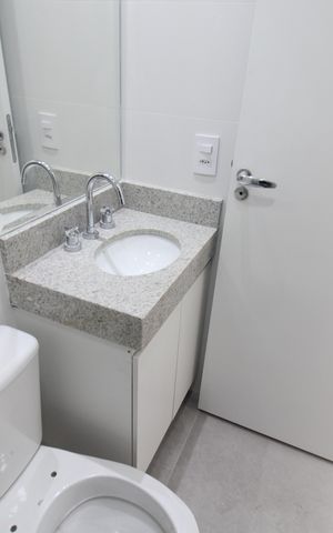 Apartamento para alugar com 50m², 2 quartos e 1 vagaBanheiro 1