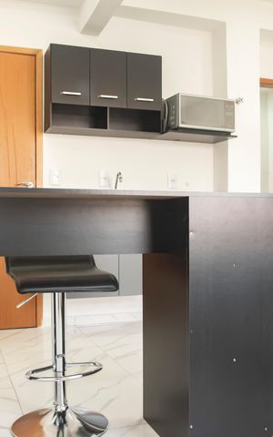 Studio à venda com 26m², 1 quarto e sem vagaCozinha
