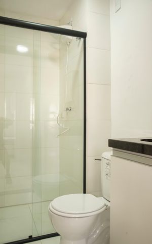 Studio à venda com 26m², 1 quarto e sem vagaBanheiro