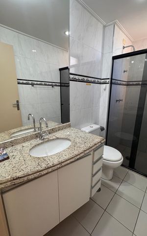 Apartamento à venda com 115m², 3 quartos e 2 vagas Apartamento à venda com 115m², 3 quartos e 2 vagasBanheiro