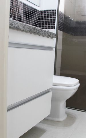 Apartamento à venda com 89m², 3 quartos e 1 vagaBanheiro da Suíte