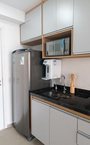 Studio à venda com 26m², 1 quarto e sem vaga Studio à venda com 26m², 1 quarto e sem vagaCozinha