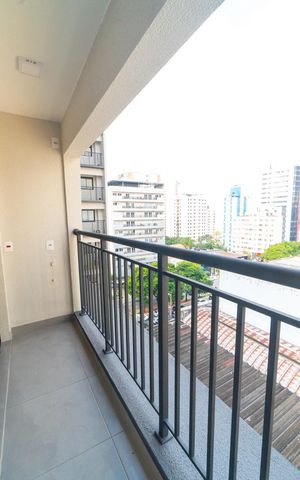 Studio à venda com 26m², 1 quarto e sem vaga Studio à venda com 26m², 1 quarto e sem vagaSacada