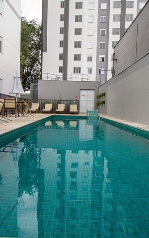 Apartamento à venda com 40m², 2 quartos e sem vaga Apartamento à venda com 40m², 2 quartos e sem vagaÁrea comum - Piscina