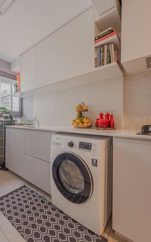 Apartamento à venda com 124m², 3 quartos e 2 vagasCozinha e Área de Serviço
