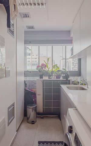 Apartamento à venda com 124m², 3 quartos e 2 vagasCozinha e Área de Serviço
